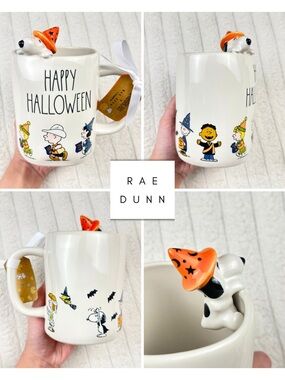 Rae Dunn Peanuts Snoopy Charlie Brown Halloween Mug